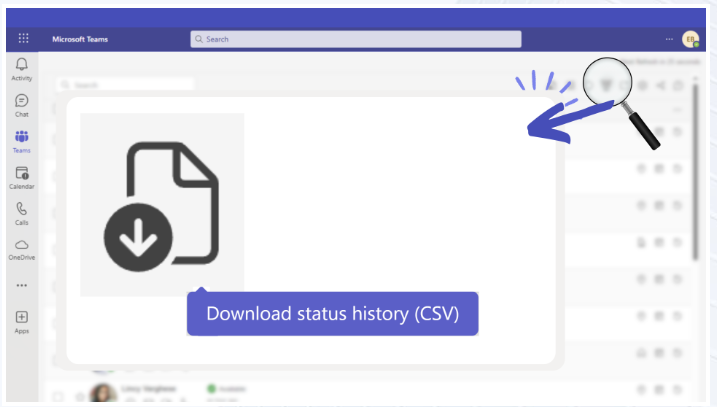 Download status history as CSV from Team Board